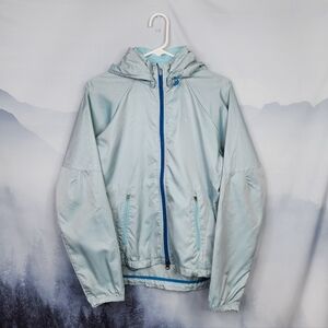 Nike Storm Fit Hooded Jacket Full Zip Blue Women's Small